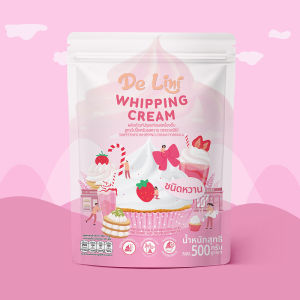 วิปปิ้งครีมผง เดอร์ลินี่ รสหวาน ขนาด 500g De Lini WHIPPING CREAM POWDER SWEETENED