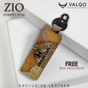[VALQO] ZIO Gantungan kunci kulit sapi untuk Mobil Motor STNK