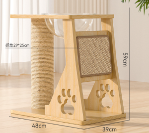 Cat Climbing Frame/cat scratch board with space capsule design [ Ready stocks]