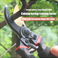 HOHODALINK Pruning Shears Gunting Dahan Bunga Ranting Stek Alat Potong Dahan Garden Scissors Gunting Taman Sk5 Stainless Steel 35mm Bukaan Besar. 