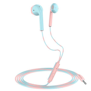 U24 Macaron Headphones Wired Heavy Bass Universal Gaming Headphones for Apple/Android/Huawei