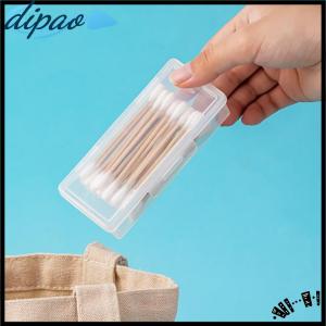 【dipao】 Portable Travel Box Cotton Swab Holder Case Detal Floss Jewelry Organizer Container Dust-proof Jewelry Accessories Box