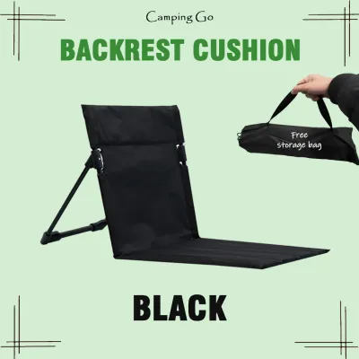 [CAMPINGGO]Kusyen Lipat Pantai/Foldable Backrest Cushion Beach Lounge Portable Outdoor Floor Chair Camping Lazy Chairs Picnic Kerusi Lipat Pantai/靠背垫