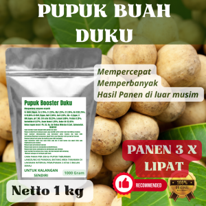 Pupuk Booster Duku Pelebat Organik Cepat Berbuah Lebat Besar Anti Rontok Pembesar Duku