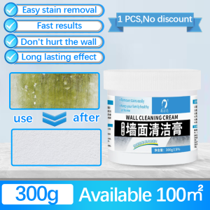 Wall Stain Remover 300g wall cleaner Home Graffiti Removal Cream 300g Wall Stain Remover Funiture Footprint Pencil Multifunctional Cleaner Wall Repair Cream for Graffiti/Paintinga