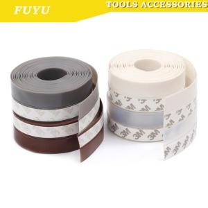 FUYU Adhesive Under Door Sweep Weather Stripping Soundproof Rubber Bottom Seal Strip