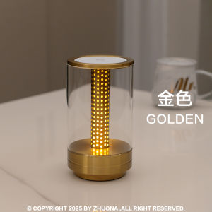 SXH New candlelight ambient lamp creative and minimalist design for your desk USB Rechargeable night light LED Tap lamp decorative table lamp
