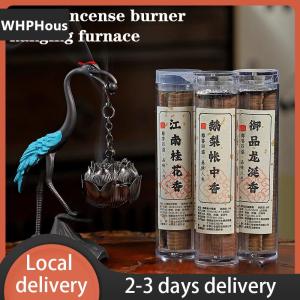 [COD] WHPHous Ship within 24 hours Crane Incense Burner Holder Stove Lotus Incense Burner Antique Alloy Lotus Hanging Stove Tea Ceremony Craft Household Decoration