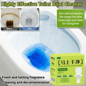 Highly Effective Toilet Bowl Cleaner Fresh Scent Bubble Flush Cleaning Tablets Powerful Water Scum Urine Scale Remover