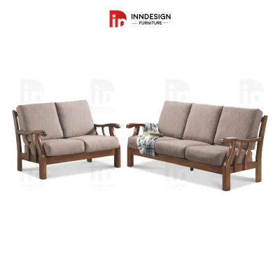 INNDESIGN DA313 1+2+3 Solid Wood Living Room Set / SOFA