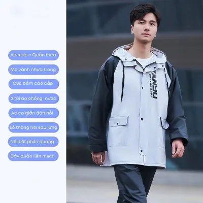 Bộ Quần Áo Mưa Đi Xe Đạp Chống Mưa Thời Trang Mới 2023 Dành Bộ Thời Trang Tiện Dụng Để Chống Gió Và Lạnh