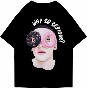 Kaos Oversized Tshirt Why So S3r1ous/Kaos Oversize Wanita/Pria T-shirt