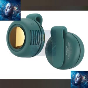 Portable Fan USB Button 360 Degree Wind Direction Bladeless Mini Fan Rechargeable Handheld Fan