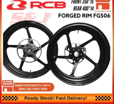 RCB ORIGINAL FORGED FG506 SPORT RIM RACINGBOY XMAX X MAX 250 350-15 400-14 LIMITED EDITION
