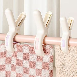 DFIUG 3/4Pcs Large Quilt Clip Windproof Plastic Laundry Drying Clothespin Durable Anti-slip Clothes Pegs for Home