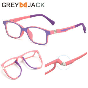 Grey Jack/Kacamata Anak Antiradiasi Blueray Komputer HP TV TR90 Lentur Fashion Anak Kekinian Terbaru 1021