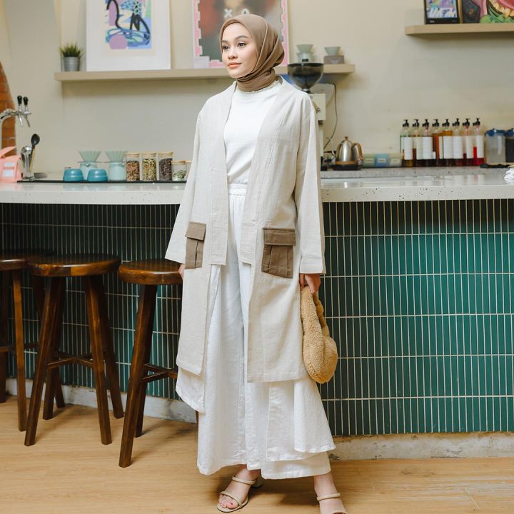 model baju kimono hijab