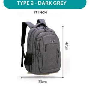 Secondary School bag backpack beg sekolah rendah sekolah menengah College Backpack Laptop Bag Bag lelaki Bag sekolah