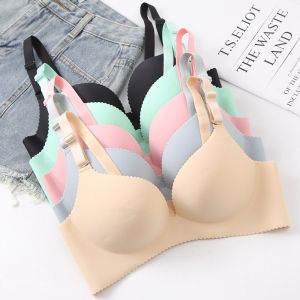 OK Bra Korean Style Macaron Push-up Bra Without Steel Ring Gathers Adjustable Underwear