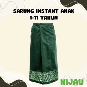 Sarung Instant Anak Motif Batik Anak Laki-laki Umur 1-11 Tahun Terbaru 2025 Varian Pilih Warna