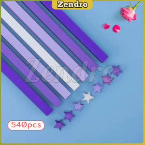 ZEO 90/380/540Pcs Lucky Star Origami DIY Crafts Gift for Birthday Valentines Day Home decoration