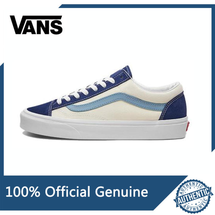 Vans blue red top white