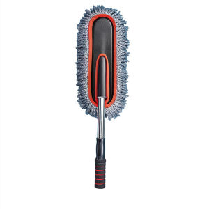 Dust duster lint-free car wash sweeping and dust removal tool soft-bristled retractable mop