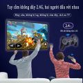 Game Stick 4k HDMI điện tử 4 nút máy chơi game cầm tay không dây，máy tính Tặng kèm thẻ nhớ TF 32GB/64Gb. 