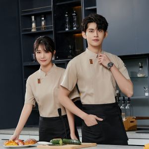 เสื้อผ้า เรียบง่าย ชุดทํางาน งาน ทนต่อสิ่งสกปรก เย็บ งานปัก จอแสดงผลด้านหลัง แฟชั่น การกระแทกทางการมองเห็น