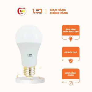 Bóng Đèn Led Bulb LEDGOES 12W Đui E27 Siêu sáng Tiết kiệm điện BH 2 năm
