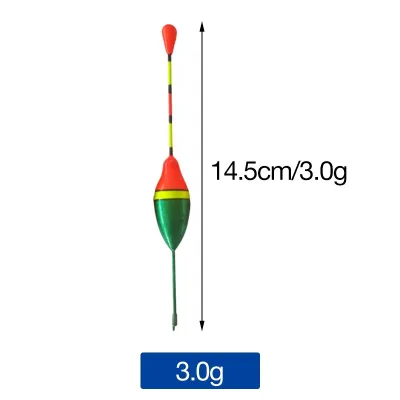 Seawave 10 colour Fishing Accessories Fishing Floats Set Buoy Bobber Fishing Light Stick Floats