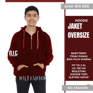 TERLARIS Sweater Pria Polos Murah XL XXL Jaket Hoddie Man - NIC Fashion
