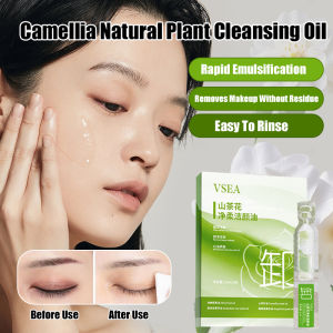 💕Oil Control Cleansing💕Camellia Natural Plant Cleansing Oil Mild Cleansing Multi-Effect Makeup Remover Eye Lip and Face Three-in-One山茶花天然植物卸妆油