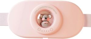 Heating Pad for Period Cramps Portable Cordless Electric Belt Pain Relief Device with 4 Heat Levels and 5 Massage Modes Menstrual Cramps and Cold Gets Hot Tools Are Suitable For Women Girls Gifts