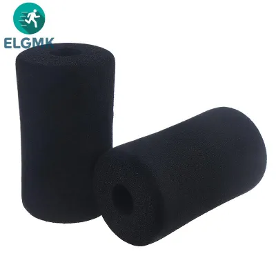 ELGMK 2ชิ้นแขนลูกกลิ้งโฟมออกกำลังกายในยิมเครื่องออกกำลังกายเท้าโรลเลอร์บอร์ดซิทอัพแผ่นโฟมสำหรับเท้า