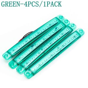 4pcs 12V 24V LED Light Clearance light For Truck Bus Boat Rv 9LED Truck Side Light