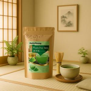 100g Japanese Matcha Green Tea Powder - 100% Natural Organic Slimming Tea Premium Grade for Beverages & Wellness (Metabolism Boosting Formula)