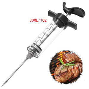 2Pcs/set Marinade Cooking Syringe Meat Flavor Injector BBQ Cooking Tool Kitchen organizer