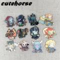Cute cartoon Hearthstone series fridge magnets   High grade acrylic fridge magnets   World of Warcraft fridge magnets. 