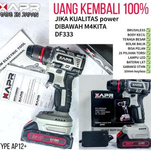 APR BOR AP34PRO PROMO TERBARU Raja bor brushless APR AP34 PRO basic mesin ap13pro bisa untuk impact driver sekrup kepala bisa di lepas BY XAPR STORE INDONESIA