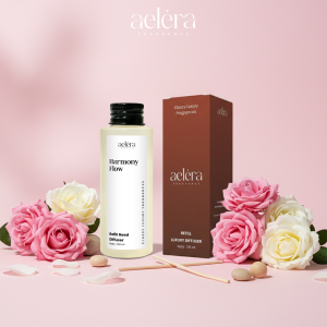 Aelera Refill Reed Diffuser Harmony Flow Isi Ulang Pengharum Ruangan Pewangi Kamar Tidur 100ml