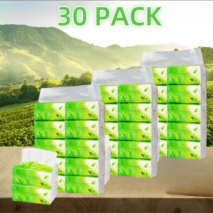 【Buy 10 Take 10】Tissue Facial Organic Green Tea Tissue Paper Car Toilet Paper 4-Ply Tissue 20PCS