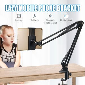 Universal Smart Mobile Phone Stand Flexible Lazy Bracket Diy Free Rotating For Multiple Functions Cell Phone Clamp Clip For Desk