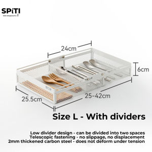 Extendable Pull-out Drawer No-Drilling Sliding Net Basket - 6 Style