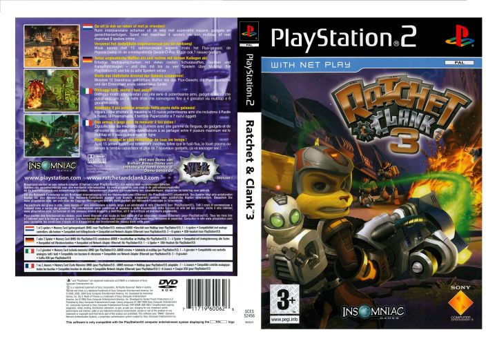 Ratchet and sale clank 3 ps2