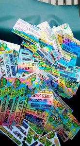 (COD) Sticker Packs Stiker Helm Stiker Paks Hologram Printcut Terbaik