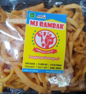 makanan ringan kerupuk kulit sapi ASLI/ dorokdok sapi stik mie stik kecil stik lidi/ camilan kerupuk kulit sapi mentah 500gr