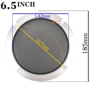 MUNCHX 1Pcs Cao cấp Lưới che loa Vỏ bọc 2/3/4/5/6.5/8/10 inch Loa khung nhựa Bền bỉ Lưới sắt loại Lưới trang trí Nhà Ô Tô