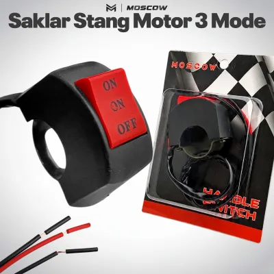 TERMURAH SAKLAR ON ON OFF 3MODE MULTI FUNGSI SAKELAR 3 MODE SAKLAR ON OFF 3 FUNGSI SERBA GUNA SAKLAR MOTOR ON OFF SAKLAR BRACKET BREKET JEPIT STANG MOTOR