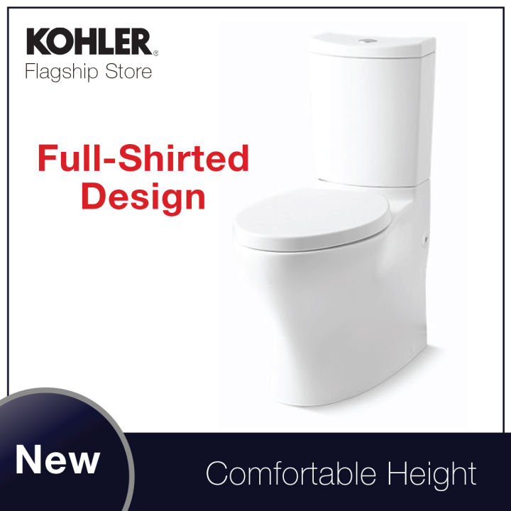 [NEW] KOHLER Persuade Dual Flush 3/4.5L 2pc Toilet, K3654KNS0 + K